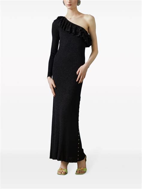 sweater dress gucci 2012|Gucci one shoulder dress.